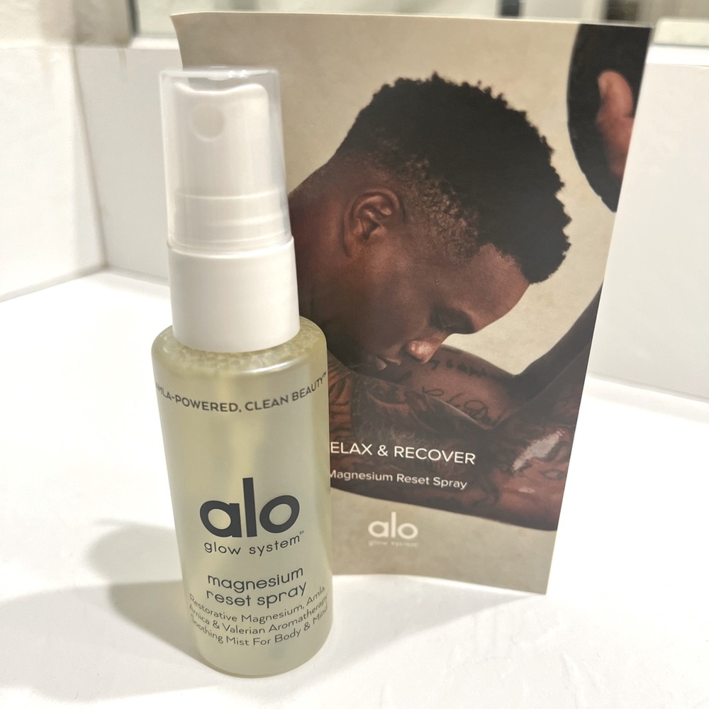 NWT ALO YOGA GLOW SYSTEM MAGNESIUM RESET SPRAY 1.7 FLUID OZ